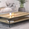 'Linear' Coffee Table - 2 Tier - Image 3
